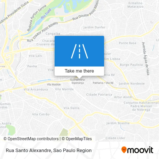 Rua Santo Alexandre map