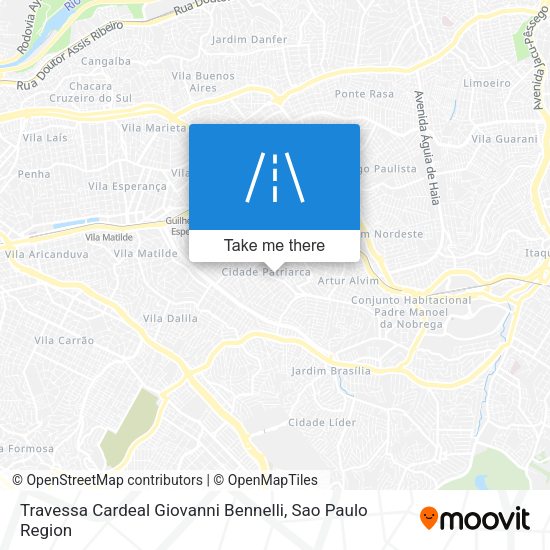Travessa Cardeal Giovanni Bennelli map