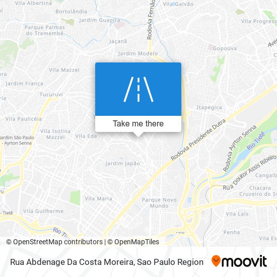 Rua Abdenage Da Costa Moreira map