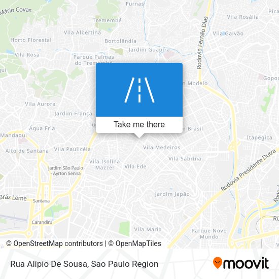 Rua Alípio De Sousa map