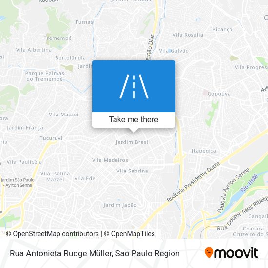Rua Antonieta Rudge Müller map