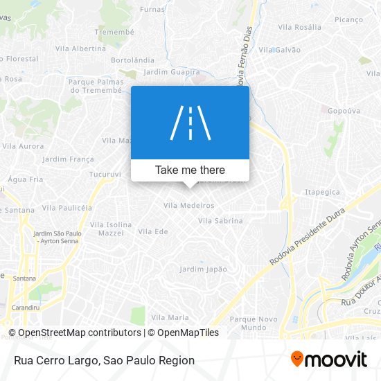 Rua Cerro Largo map