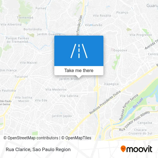Rua Clarice map