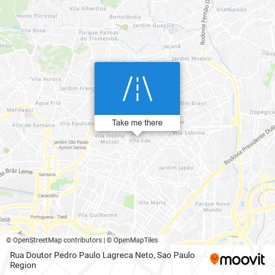 Rua Doutor Pedro Paulo Lagreca Neto map