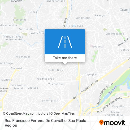 Rua Francisco Ferreira De Carvalho map