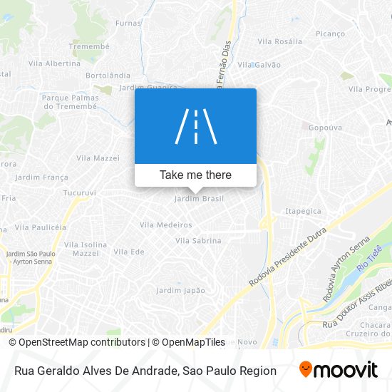 Rua Geraldo Alves De Andrade map