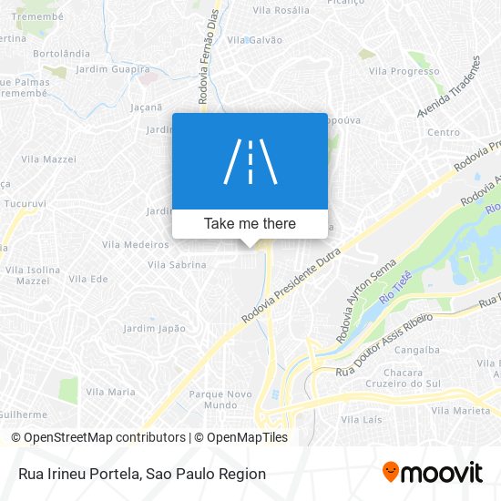 Rua Irineu Portela map