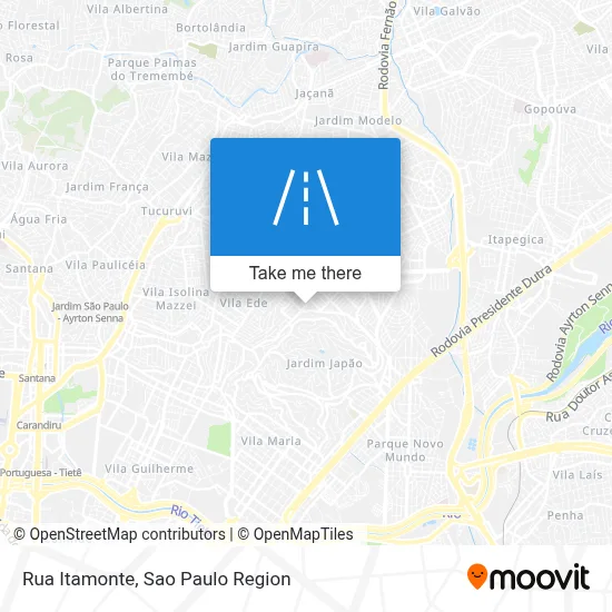 Rua Itamonte map