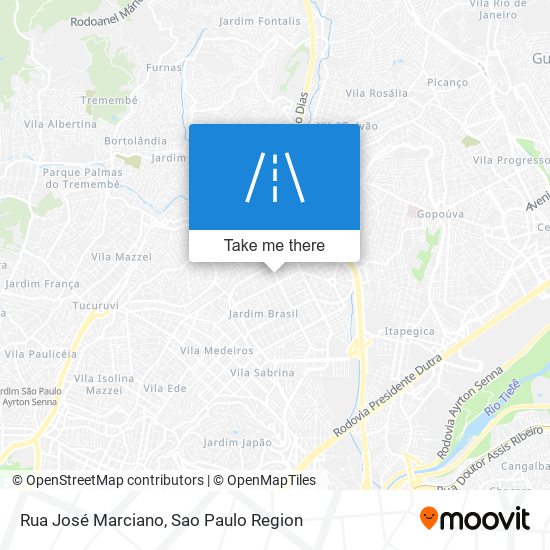 Rua José Marciano map