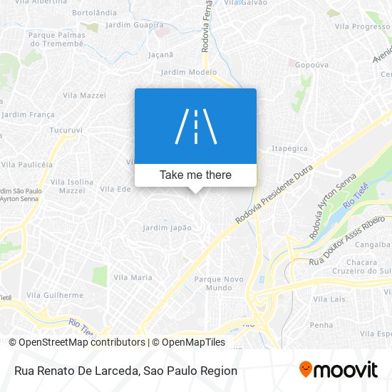 Rua Renato De Larceda map