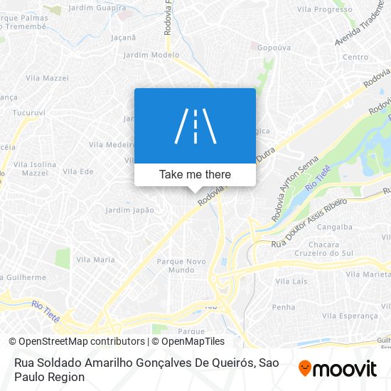 Rua Soldado Amarilho Gonçalves De Queirós map