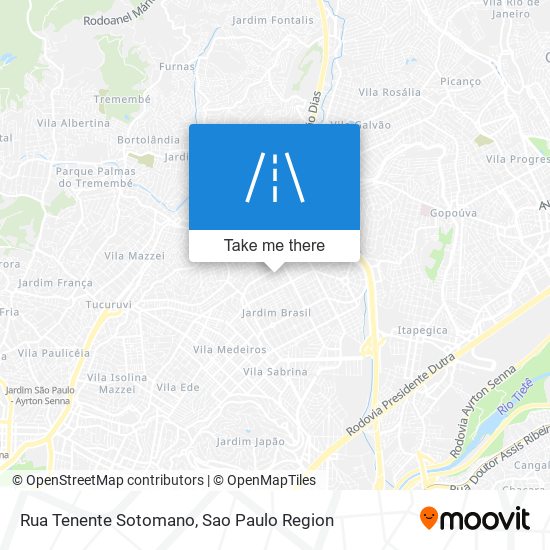 Rua Tenente Sotomano map