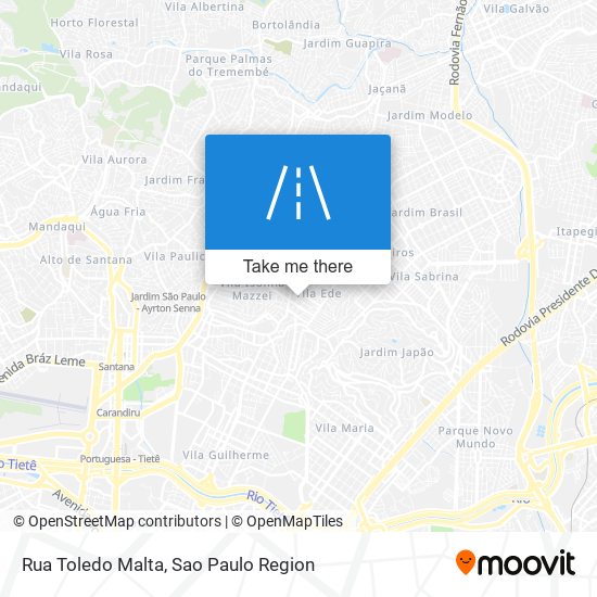 Rua Toledo Malta map