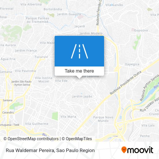 Rua Waldemar Pereira map