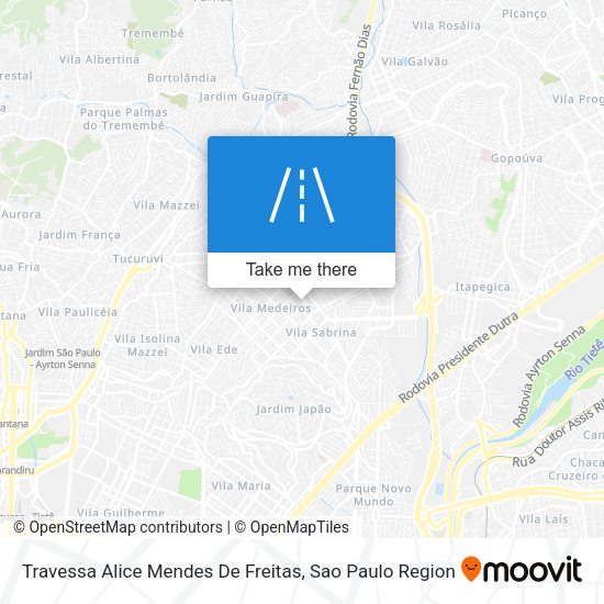 Travessa Alice Mendes De Freitas map