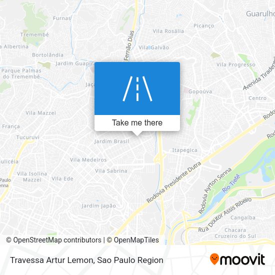 Travessa Artur Lemon map