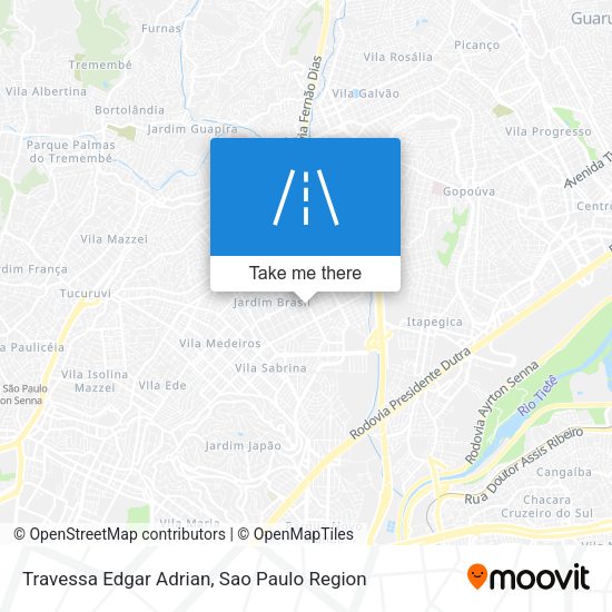 Travessa Edgar Adrian map