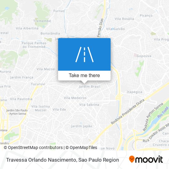 Travessa Orlando Nascimento map