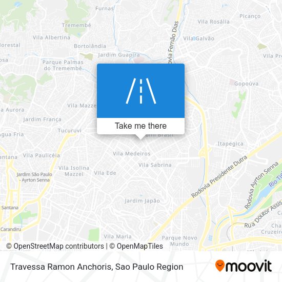 Travessa Ramon Anchoris map