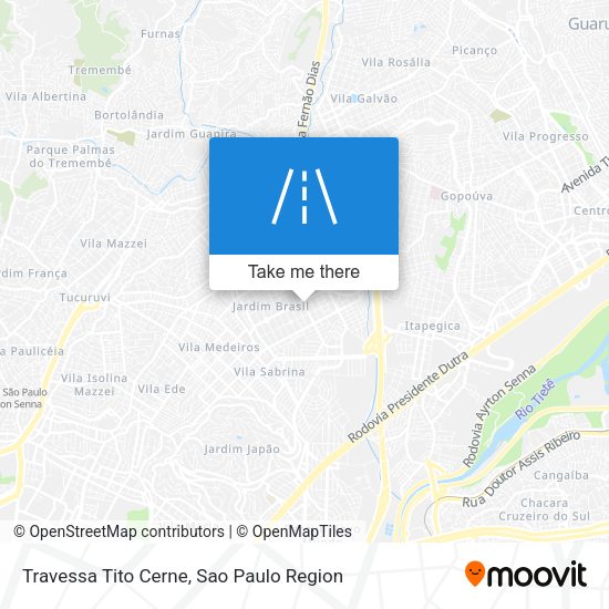 Travessa Tito Cerne map