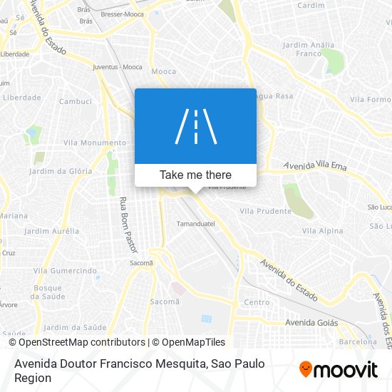 Mapa Avenida Doutor Francisco Mesquita