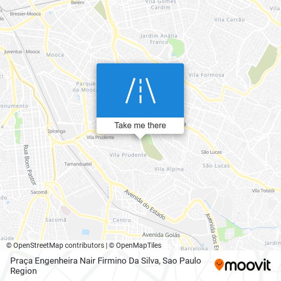 Mapa Praça Engenheira Nair Firmino Da Silva