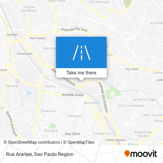 Rua Araripe map