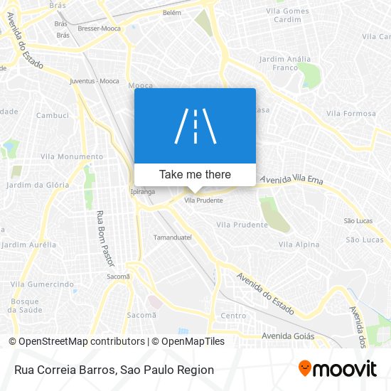 Rua Correia Barros map