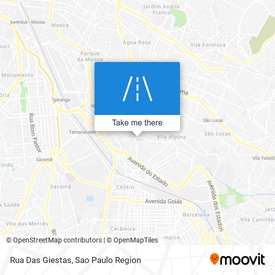 Rua Das Giestas map