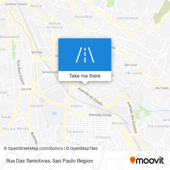 Mapa Rua Das Sensitivas