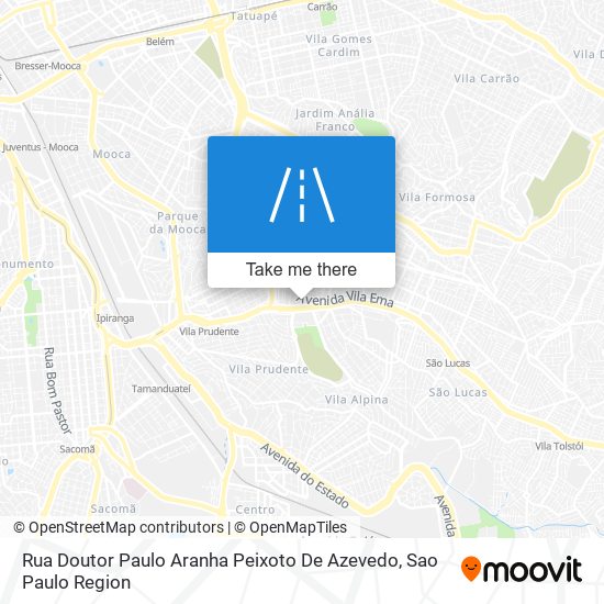 Mapa Rua Doutor Paulo Aranha Peixoto De Azevedo