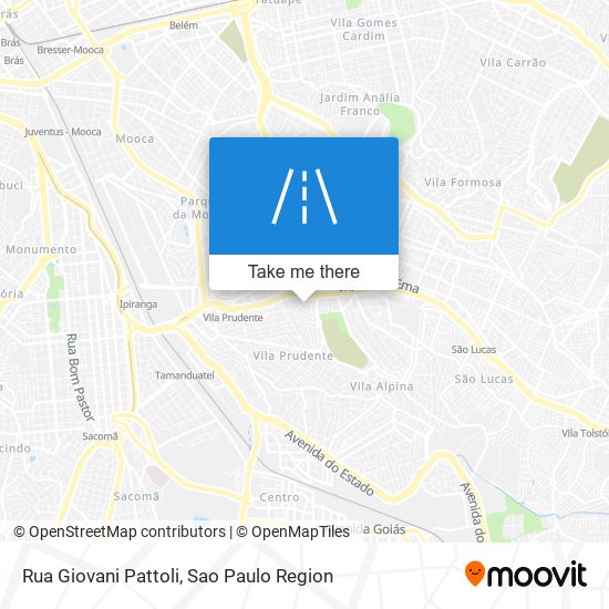 Mapa Rua Giovani Pattoli