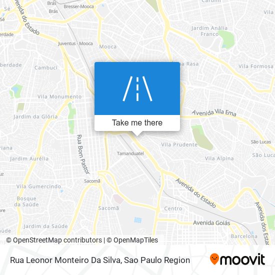 Mapa Rua Leonor Monteiro Da Silva