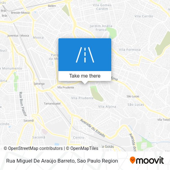 Rua Miguel De Araújo Barreto map