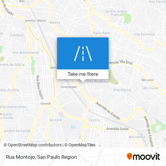 Rua Montojo map