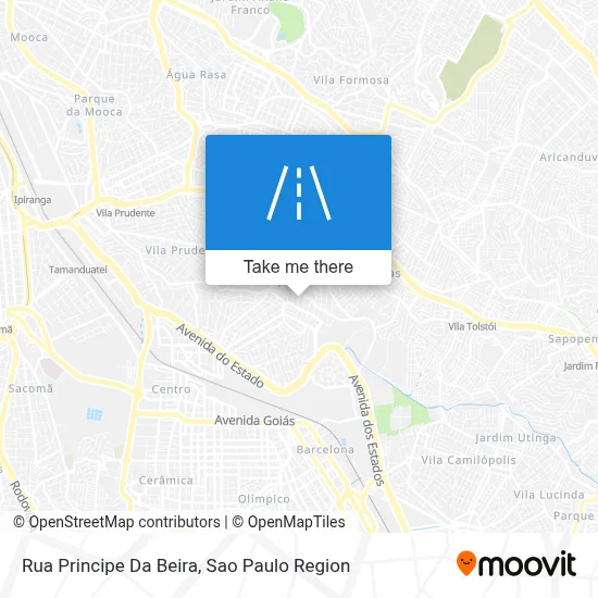 Rua Principe Da Beira map