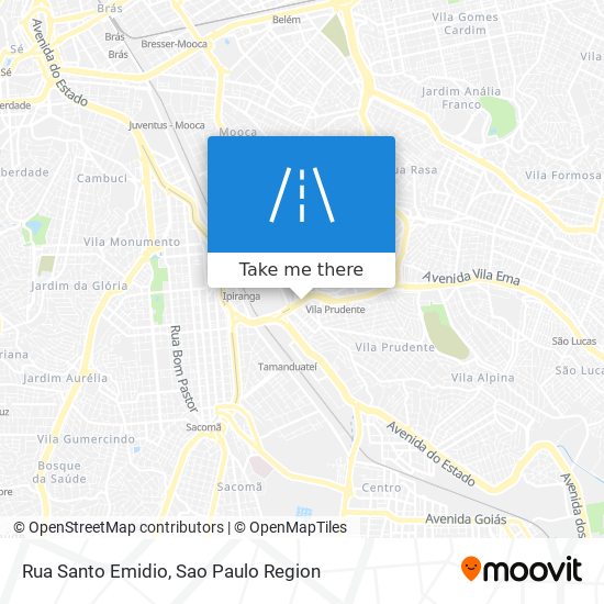 Rua Santo Emidio map