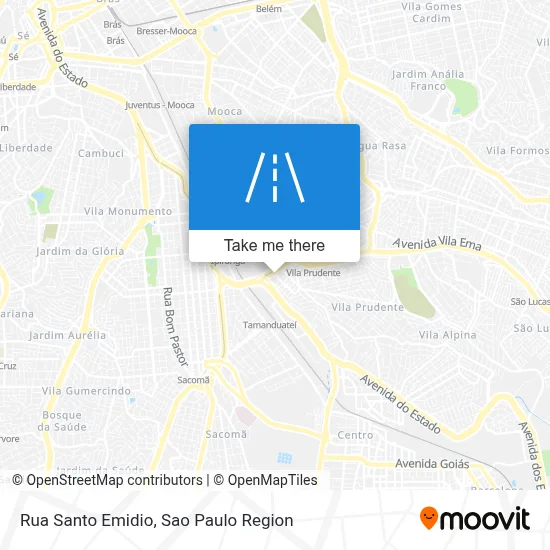 Rua Santo Emidio map