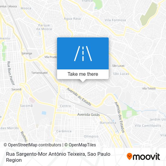 Rua Sargento-Mor Antônio Teixeira map