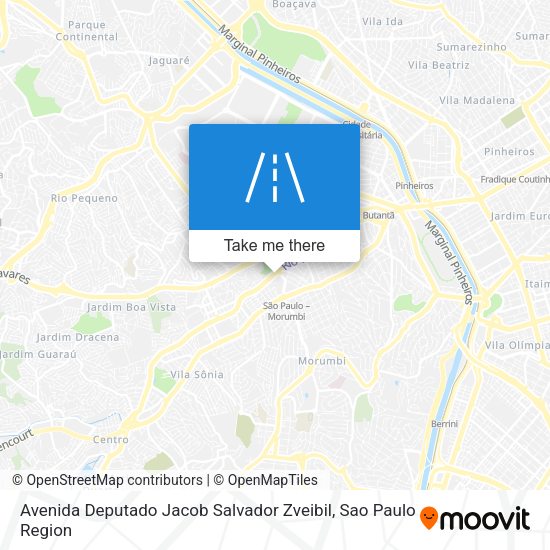 Avenida Deputado Jacob Salvador Zveibil map