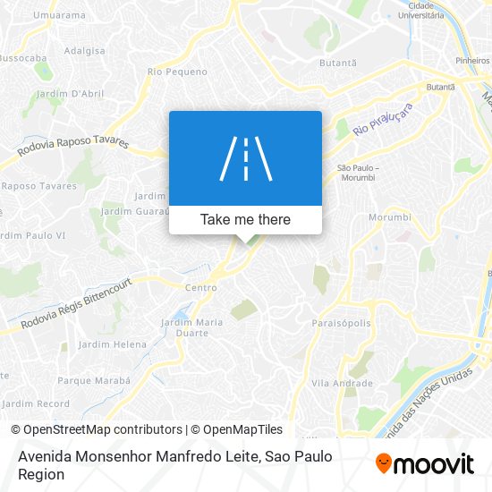 Mapa Avenida Monsenhor Manfredo Leite