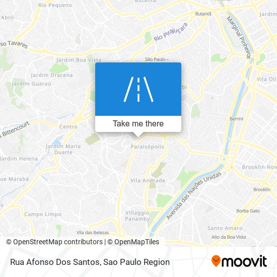 Rua Afonso Dos Santos map