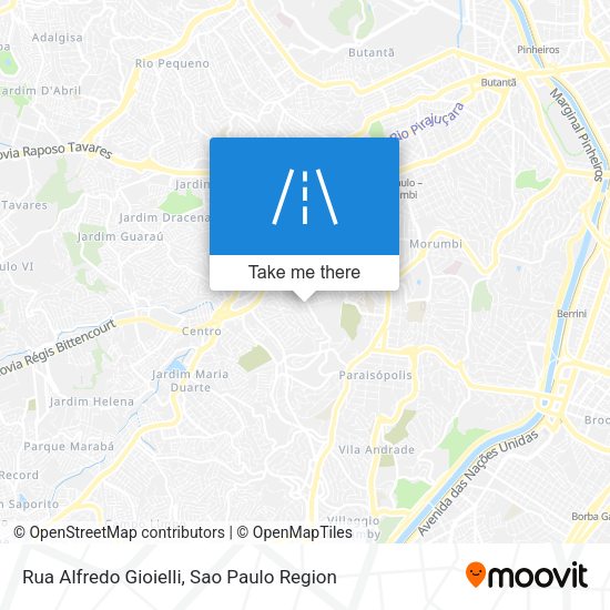 Rua Alfredo Gioielli map