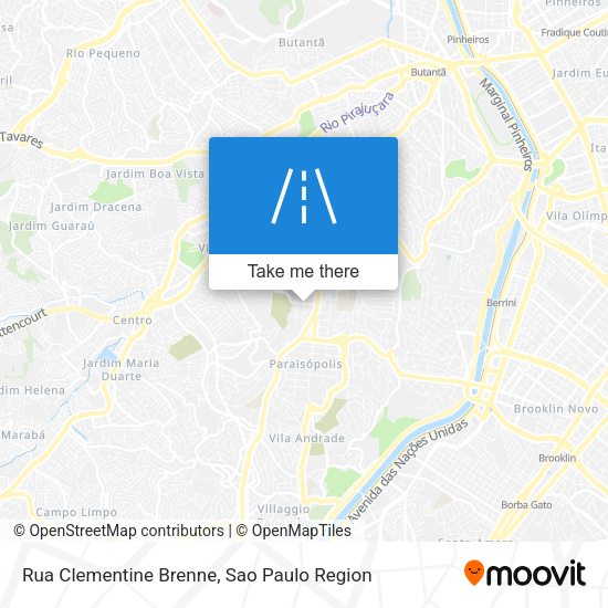 Rua Clementine Brenne map