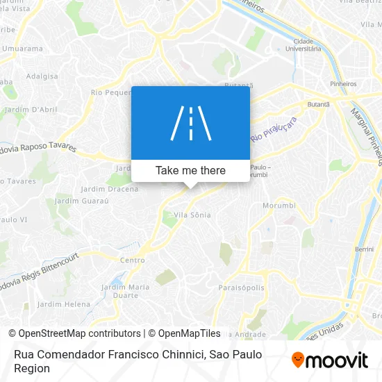 Rua Comendador Francisco Chinnici map