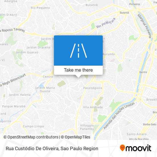 Rua Custódio De Oliveira map