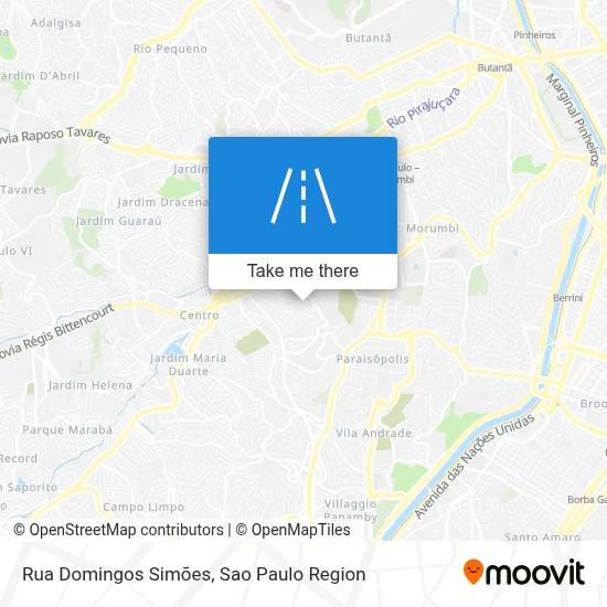 Rua Domingos Simões map