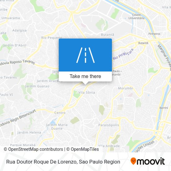 Rua Doutor Roque De Lorenzo map