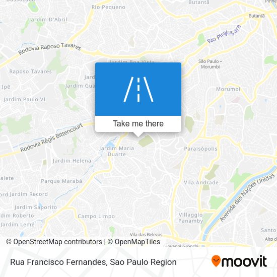 Rua Francisco Fernandes map