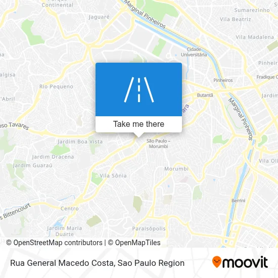 Rua General Macedo Costa map